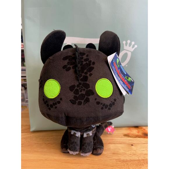 NEW Toothless Plush Toy Funko Pop Style How Train Your Dragon Dreamworks Movies - Picture 1 of 2